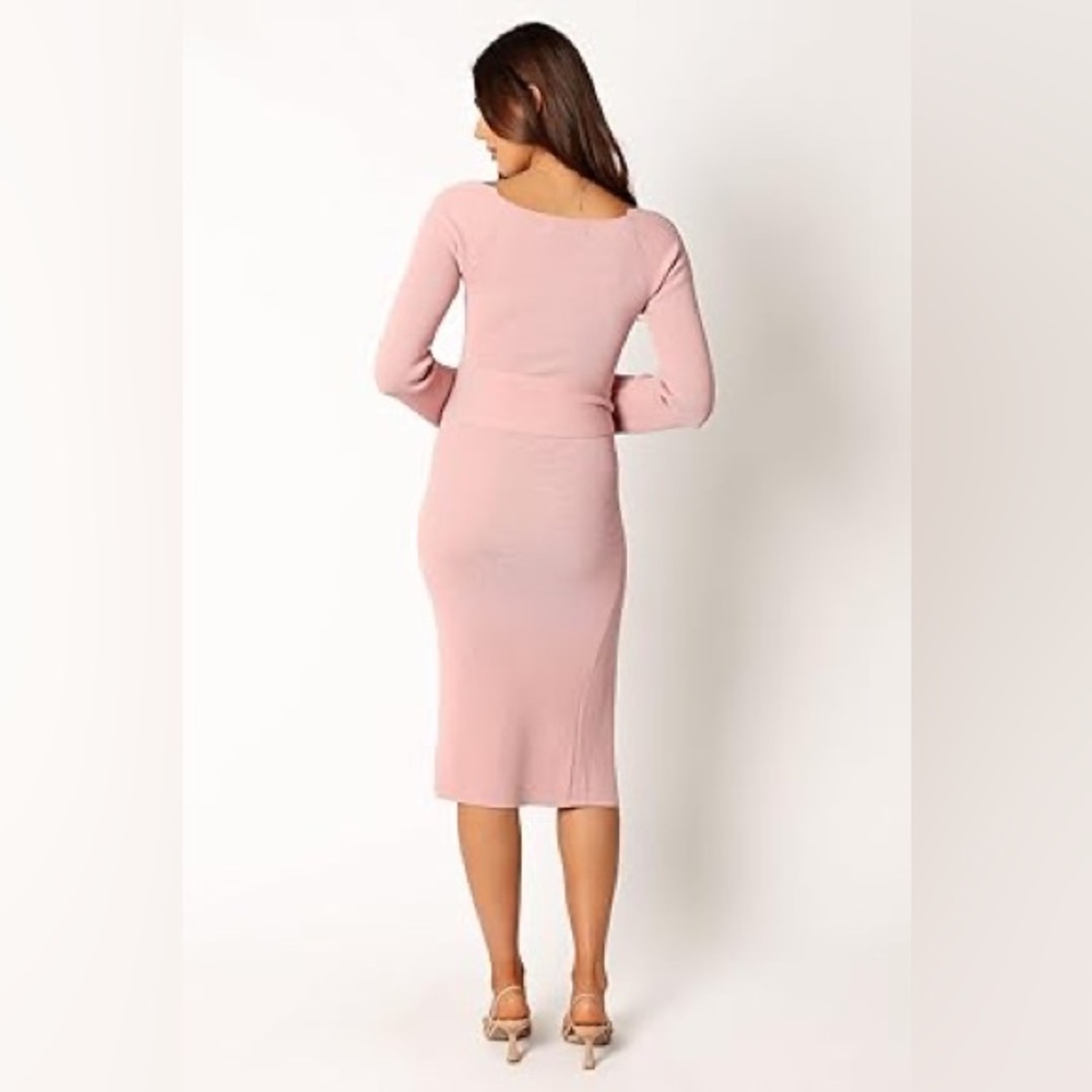 PETAL & PUP AGUERELLE SWEETHEART NECK KNIT DRESS ❤️NWT❤️IN STORES❤️ - Picture 4 of 4